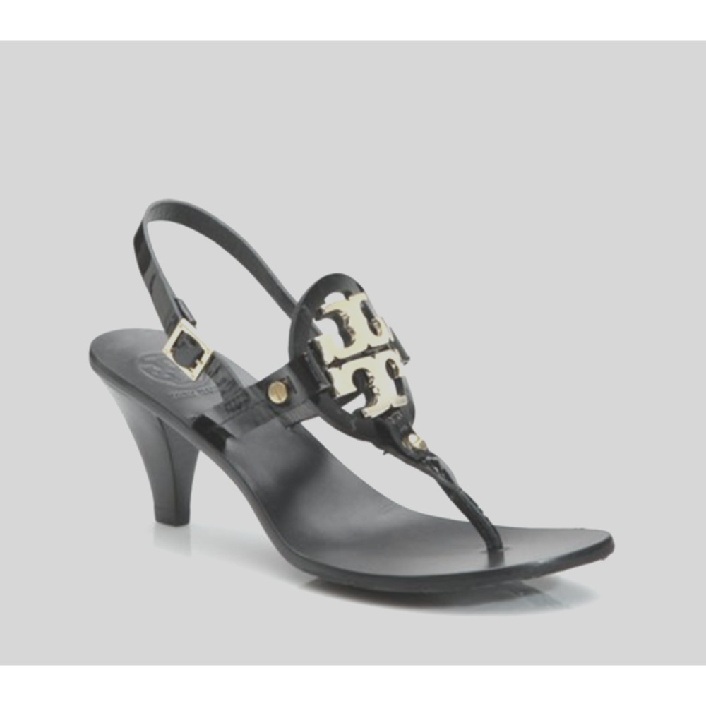 Tory Burch Black and White Sandals